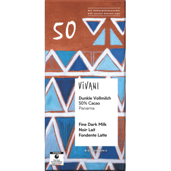 Dunkle Vollmilch 50% Cacao