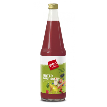 green Mehrfruchtsaft rot