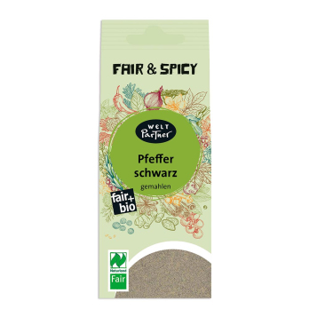 Pfeffer schwarz, gemahlen