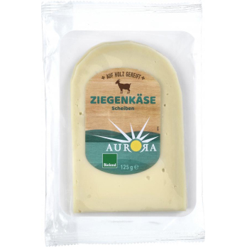 Ziegengouda in Scheiben