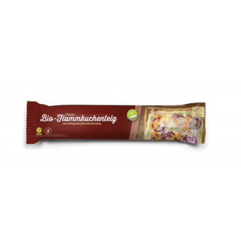Flammenkuchenteig gerollt
