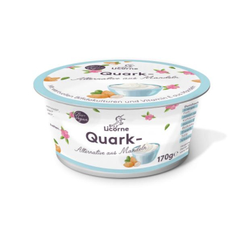 Quark- Alternative aus Mandeln
