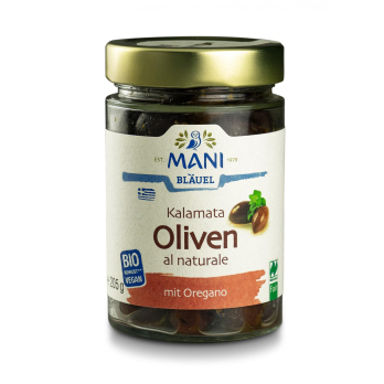 Kalamata Oliven al nat. mit Oregano