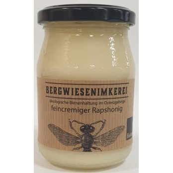 feincremiger Rapshonig im Pfandglas