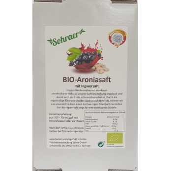 Aronia-Ingwersaft