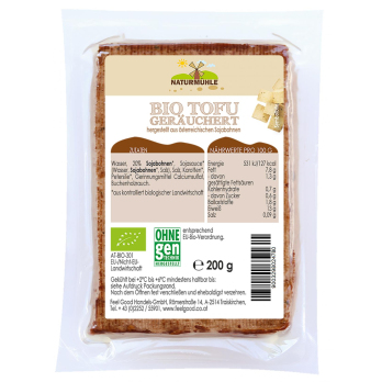 Tofu geräuchert, haltbar