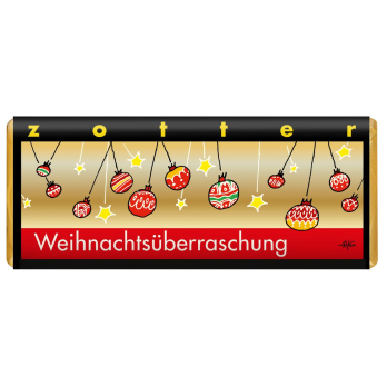 Schokolade Weihnachtsüberraschung